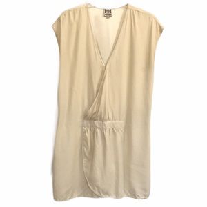 Haute Hippie 100% Silk Sleeveless Blouse Top Tunic Ivory Ladies S